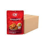 OK Shake Powder Hot and Spicy flavor, 80g dry grocery product with vibrant packaging and spicy seasoning visible in the image.