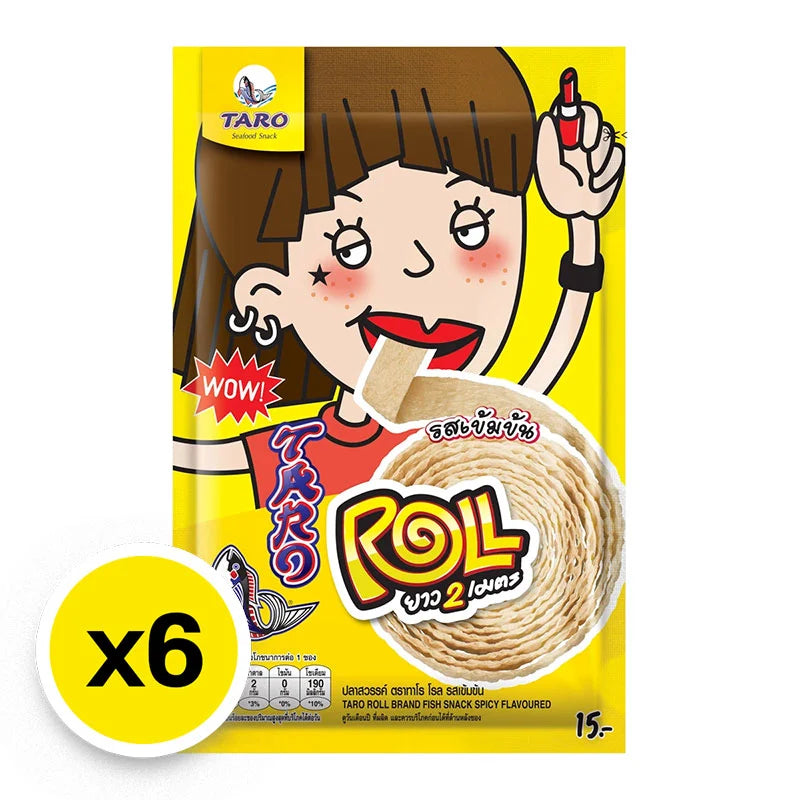 Taro Roll Fish Snack Spicy Hanging 13g