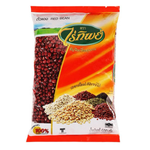 Raitip Red Bean package from grocery store, showing a colorful label with beans inside a clear bag.