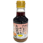Tamago Tamago Ni Kakeru Shoyu Mentaiko Iri Japanese grocery sauce in a jar, featuring soy sauce and spicy cod roe flavor.