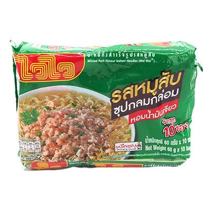 Waiwai Instant Noodle Minced Pork 60g