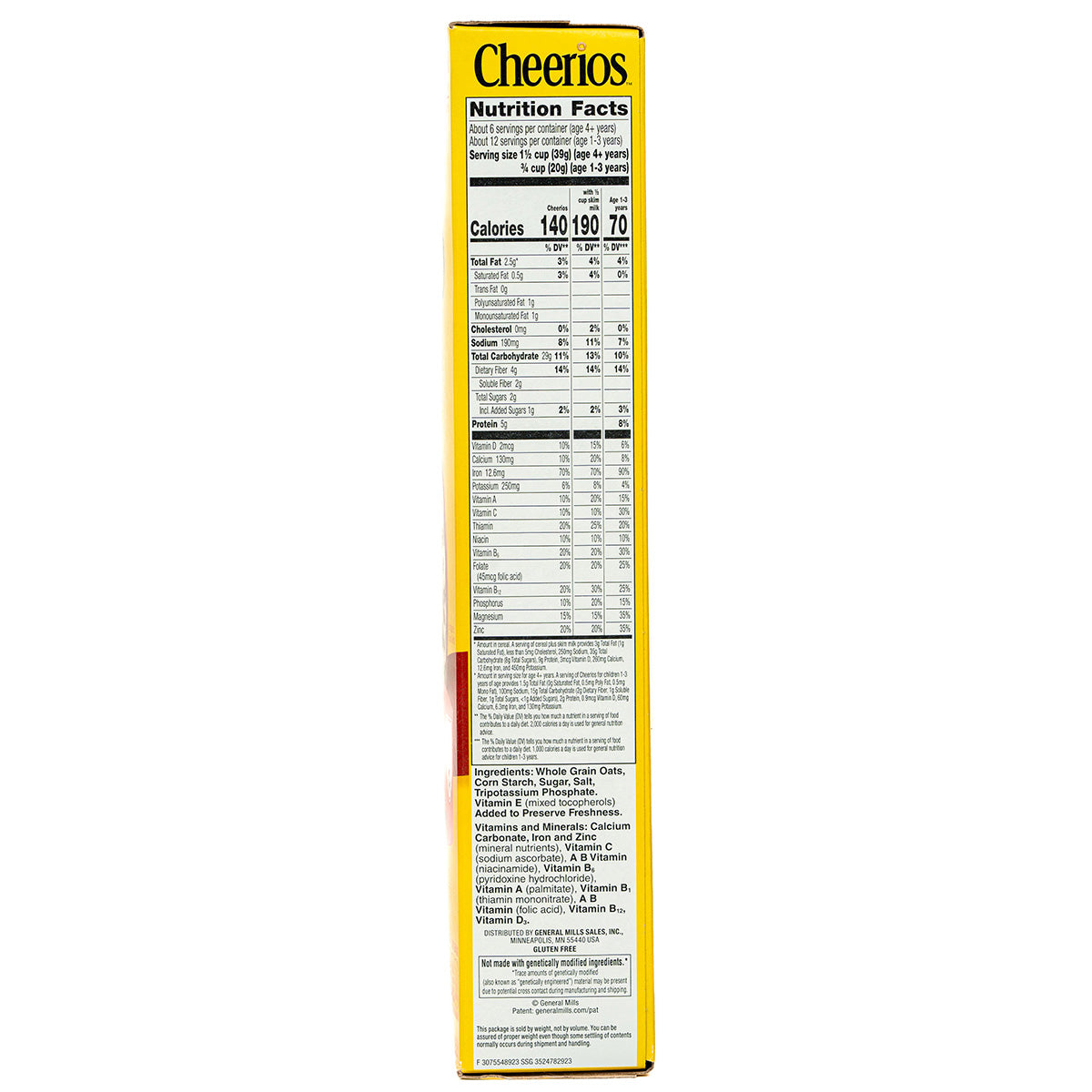 General Mills Cheerios Oat Cereal
