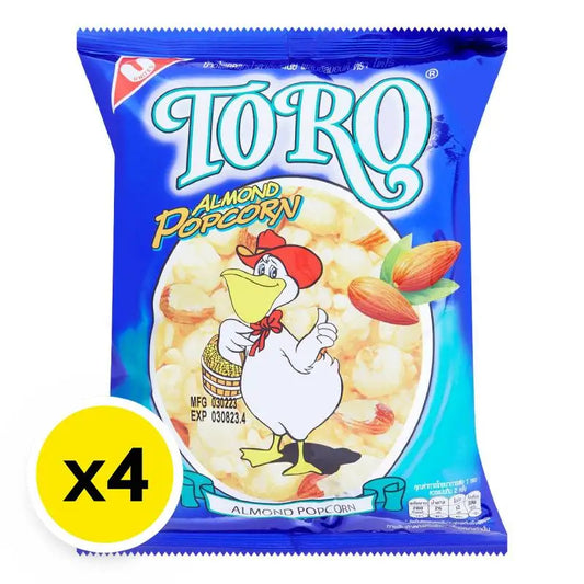 Toro Almond Popcorn 60g x4