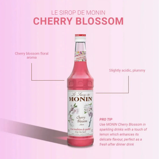 Monin Cherry Blossom Syrup 700ml