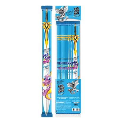 DRAGON TONGUE Gummy Blue Raspberry 12 Pcs 20g