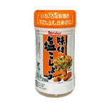 House Ajisuke Shio Kosho 250g dry grocery with seasoned salt and chili peppers in a clear container.