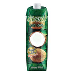 Ampawa Coconut Milk Prisma 1L bottle, dry grocery product, showing the white coconut milk inside with the Ampawa brand label.