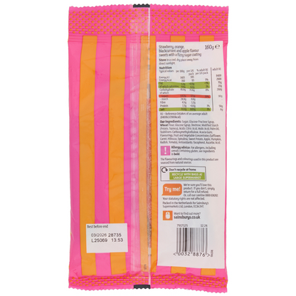 Sainsbury's Fizzy Rainbow Pencil Sweets