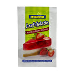 Mcgarrett Gelatin Sheets Bloom 210-230, 20g, dry grocery product, showing white gelatin sheets in packaging.