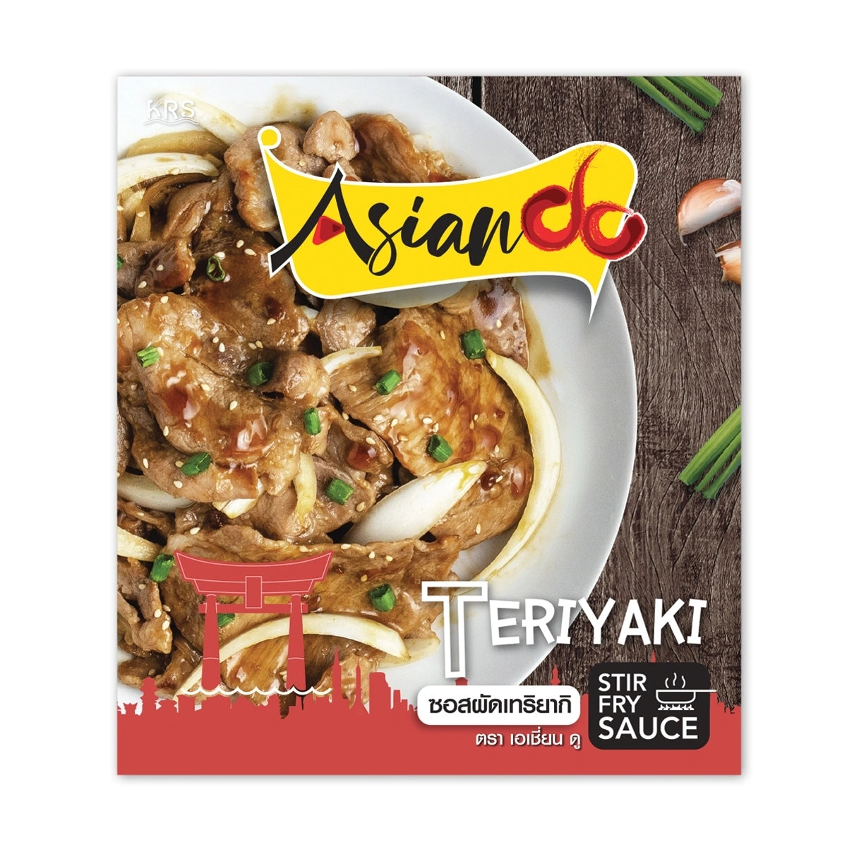 Asian DO Teriyaki Sauce 70g in a small jar, perfect for Asian cuisine, with a dark, glossy appearance and label visible.