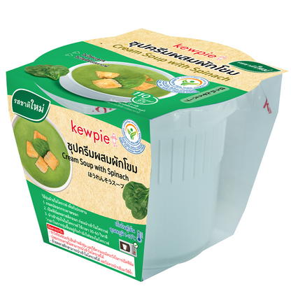 Kewpie Cream Soup With Spinach