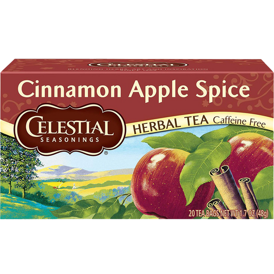 Celestial Seasonings Cinnamon Apple Spice Herbal Tea Caffeine