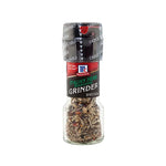 Mccormick Italian Herb Seasoning Grinder 21g with mixed dried herbs in a clear grinder container.