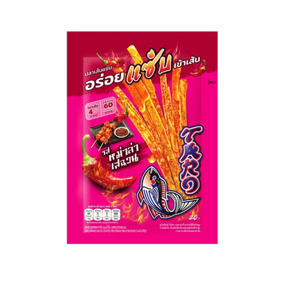 Taro Sauce Coated Fish Snack Mala Sichuan Flavoured 18g x36