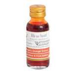 Winner Food Color 102 Orange flavor for baking and cooking in a clear bottle with vibrant orange liquid.