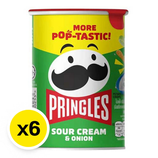 Pringles Potato Chips Sour Cream & Onion 42g x6