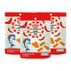 Aro baked crispy fish sheet in hot spicy flavor, 25g x 3 packs, showing the crispy fish snacks in colorful packaging.