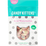 Candy Kittens Sour Watermelon gourmet sweets in bright packaging, showcasing colorful watermelon-shaped confectionery snacks.