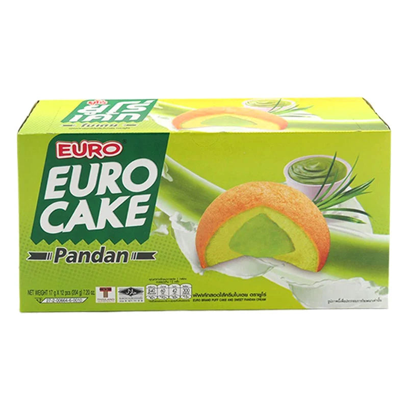 Euro Cake Pandan 17g x12