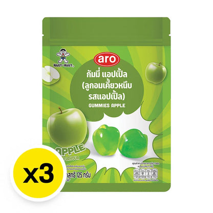 ARO Gummy Apple 125g x3
