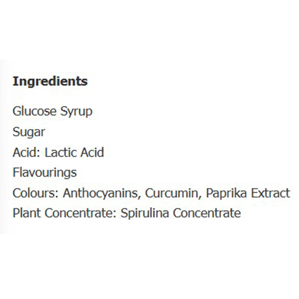 Sainsbury's Clear Fruits