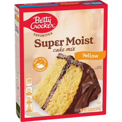 Betty Crocker Super Moist Butter Recipe Yellow Cake Mix