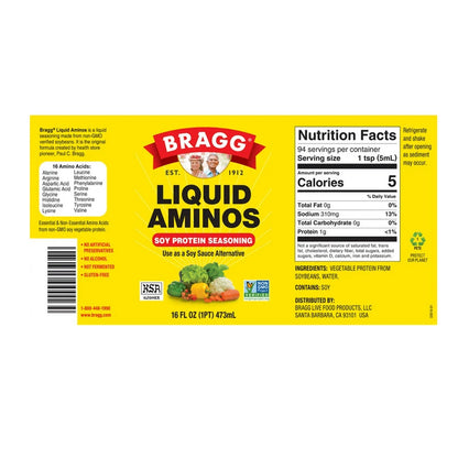 Bragg Liquid Aminos All Purpose Soy Protein Seasoning