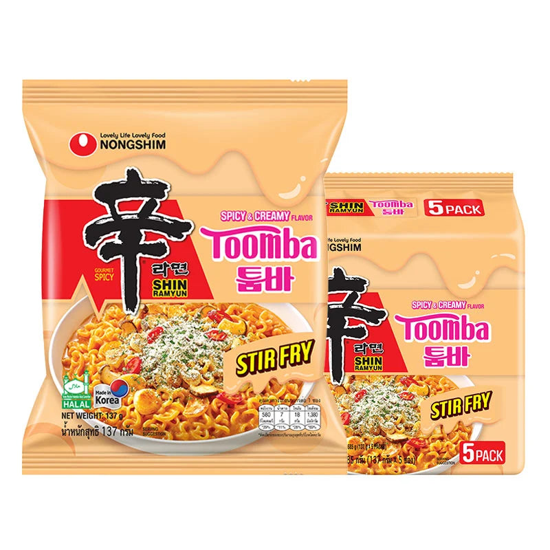NONGSHIM Toomba Spicy And Creamy 137g x5