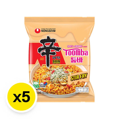 Nongshim Toomba Spicy And Creamy 137g x5