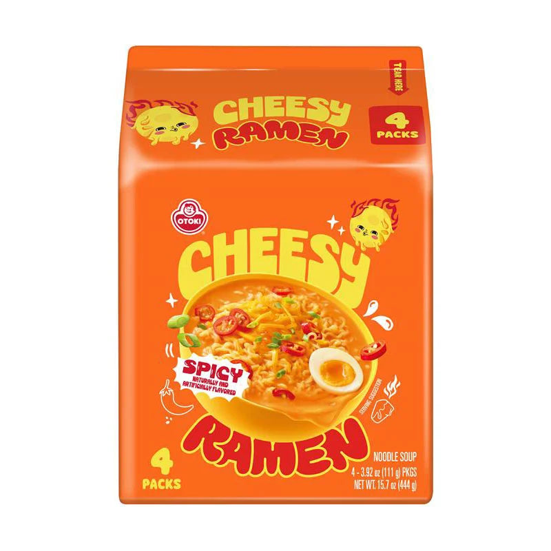 OTOKI Cheesy Ramen Spicy Instant Noodle 111g x4