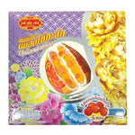 TAE Seng Heng Chinese milked pastry with foi thong and taro, 600g, dry grocery snack, colorful sweet confectionery product.