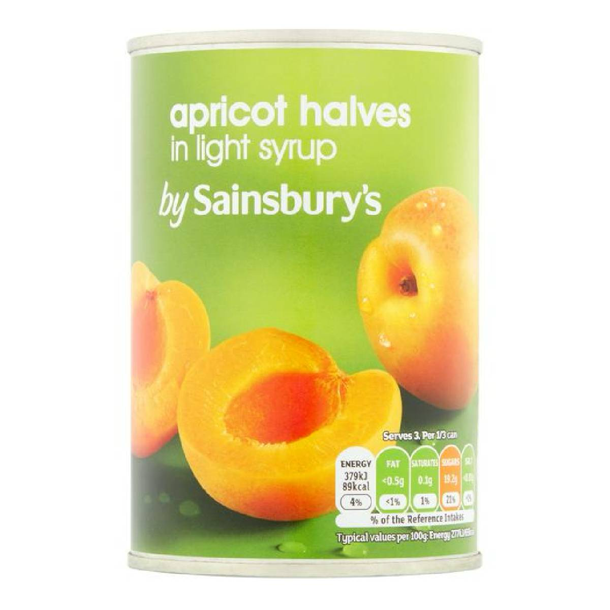 Sainsbury's Apricot Halves In Light Syrup