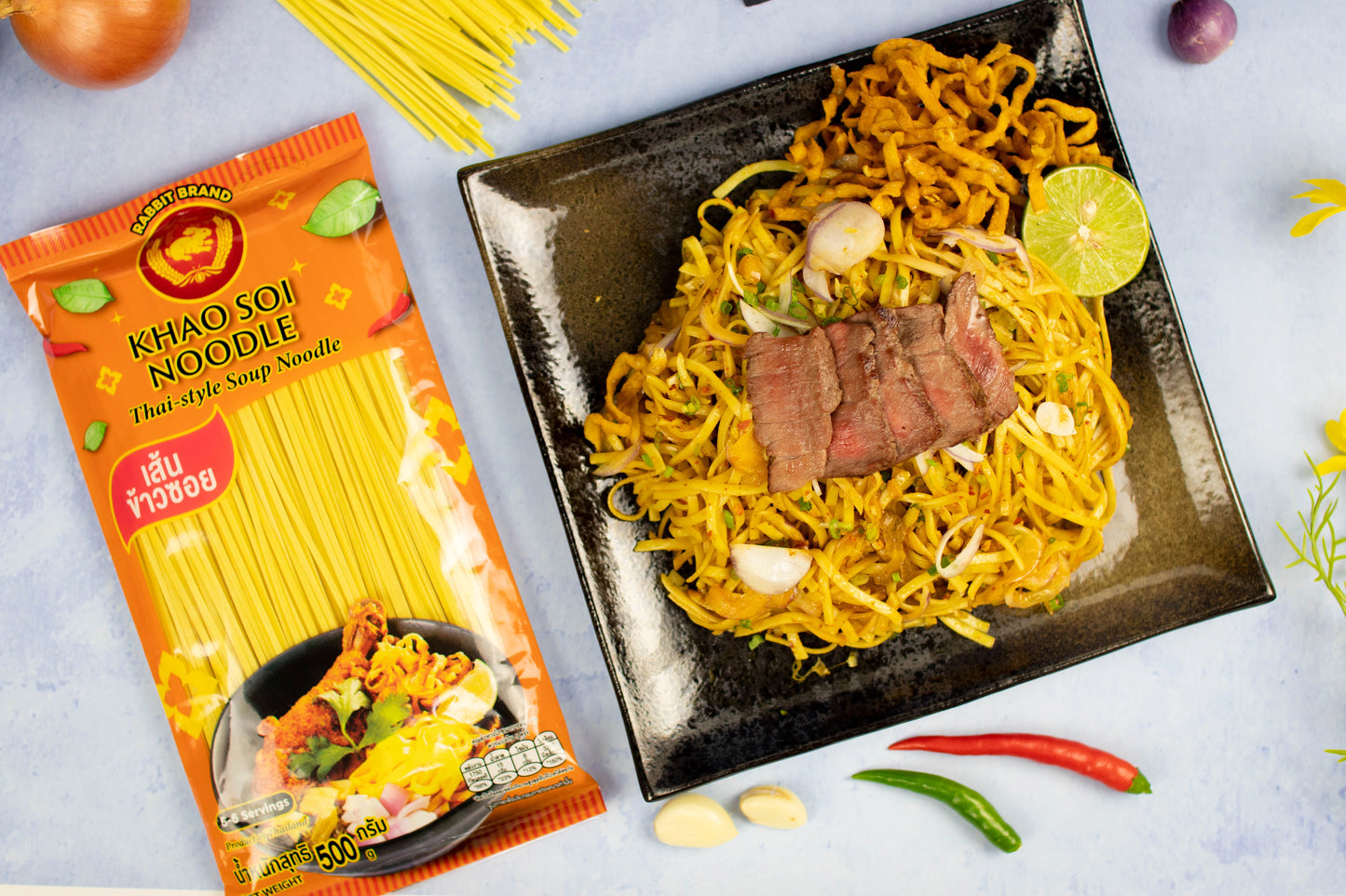 Rabbit Brand Khao SOI Noodles 500g