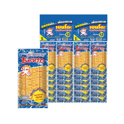BENTO Squid Seafood Snack Hot & Spicy 12 Pcs X 20 4g