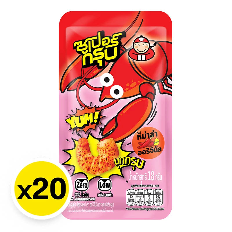 Super Groob Konjac Snack Shrimp Mala 360g