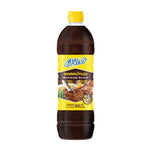 Fathai Marinade Sauce 800g in a clear jar, showcasing the golden-brown liquid with herbs and spices, ideal for flavorful cooking