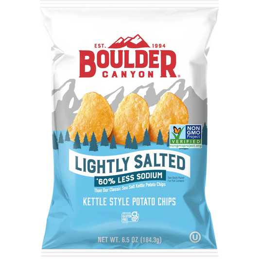 Boulder Canyon Less Sodium Potato Chips