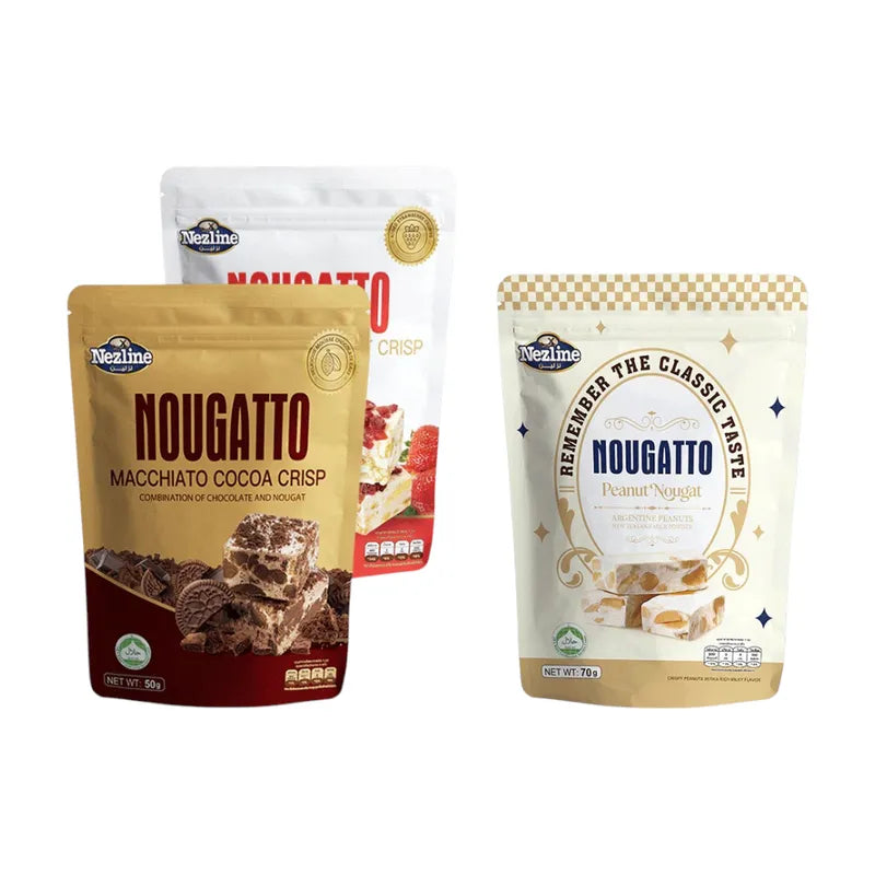 Nezline [3 Packs 100 Baht] () Nougatto Nougat Crisp Nougat 50g