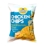 Chicky Shake Cheese & Onion Chicken Chips, crunchy confectionery snacks with cheese and onion flavor, shown in a colorful package