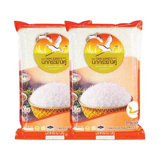 Nokkrayangkoo Double Egret 100% Authentic Jasmine Rice Yasothon