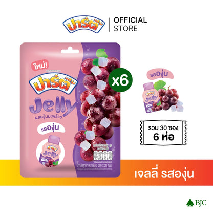 Party Jelly Grape P 6 100g