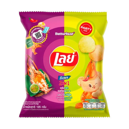 Lays Rock Grill Prawn SF 105g x14