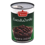 Canned MICA Red Kidney Beans in brine, 400g, dry grocery product, showing red kidney beans in a clear can with label.