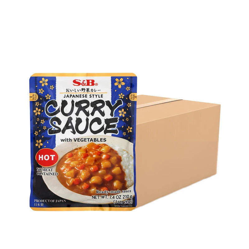 S & B Curry Sauce With Vegetable 210g x10 sachets