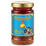 Chua Hah Seng Chili Paste in fine texture formula, grocery product with vibrant red chili paste in a jar.
