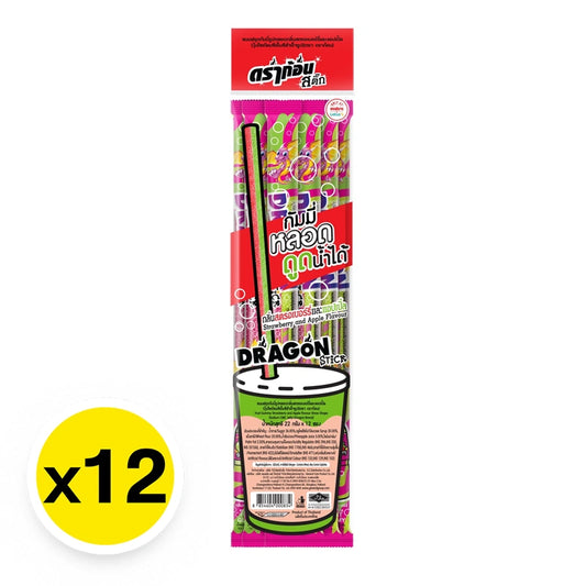 Dragon Gummy Stick Strawberry Apple 22g