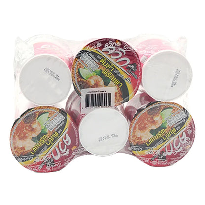 Quick Instant Noodle Cup Chilli Paste Tom Yum 60g x6