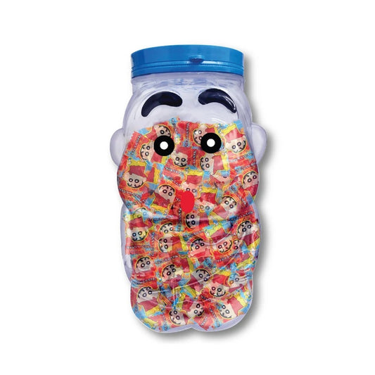 SHINCHAN Candy Cola 702g box with 295 colorful cola-flavored candies, featuring Shinchan character packaging.
