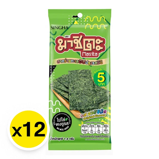 Masita Roasted Seaweed Mini Original Flavour 1.2g
