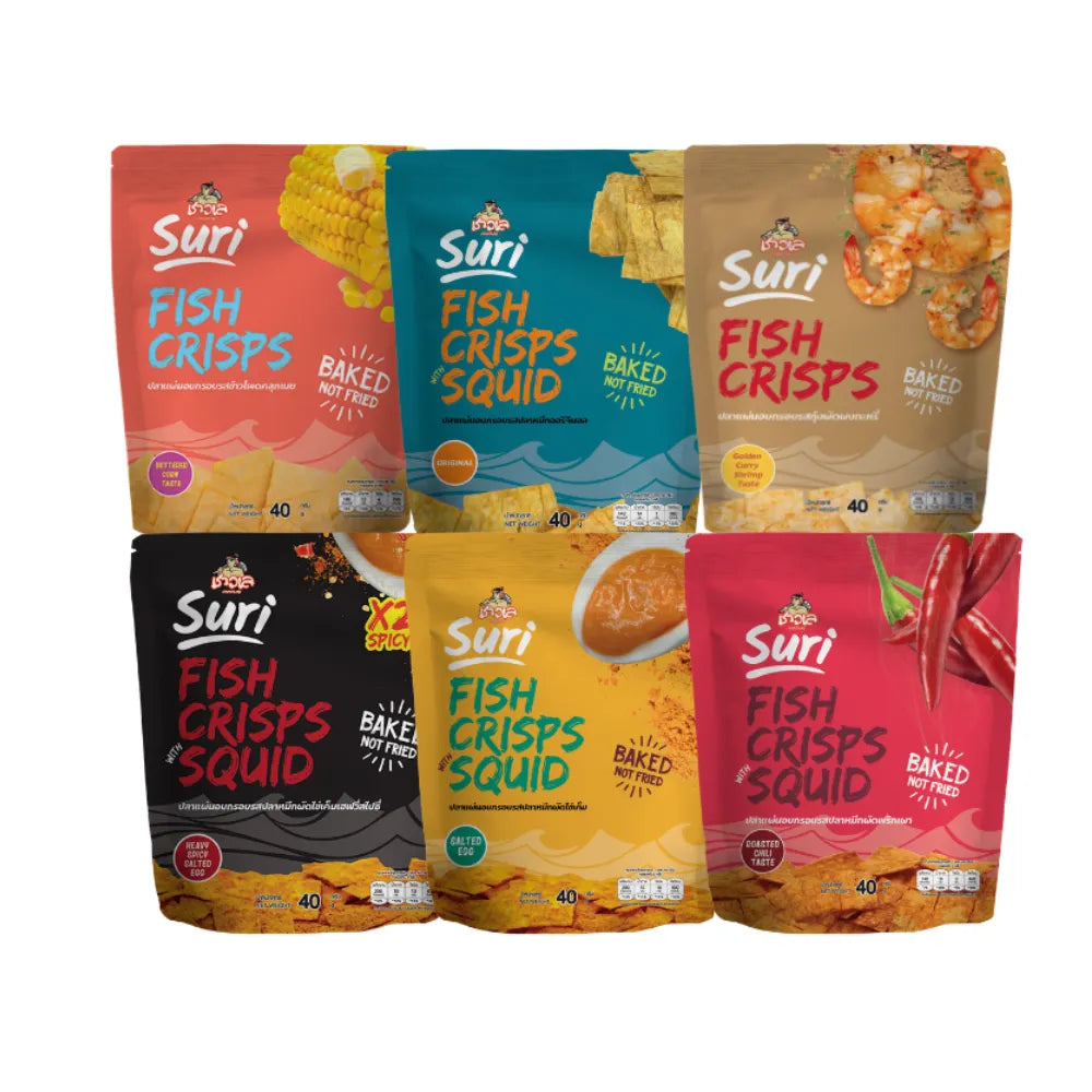 CHAOLAY Mix Fish Crisps 40g x6